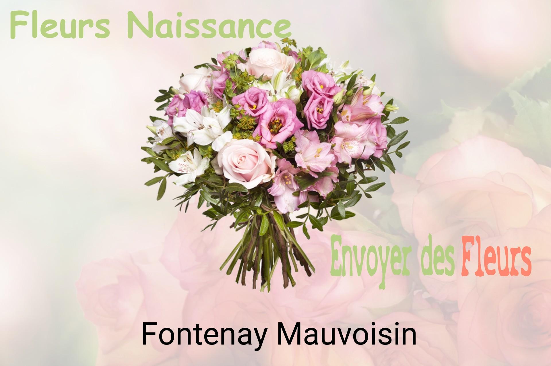 Bouquet de fleurs de naissance livré à Fontenay-Mauvoisin